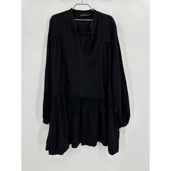 Pomander Place by Tuckernuck Black Ophelia Dress sz XXL 2XL Swim Cover-up NWOT - Picture 2 of 8